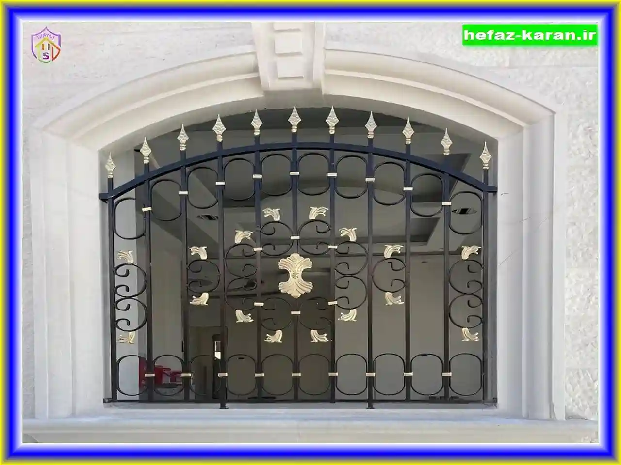 حفاظ پنجره فلزی فرفورژه حفاظ پنجره فلزی فرفورژه