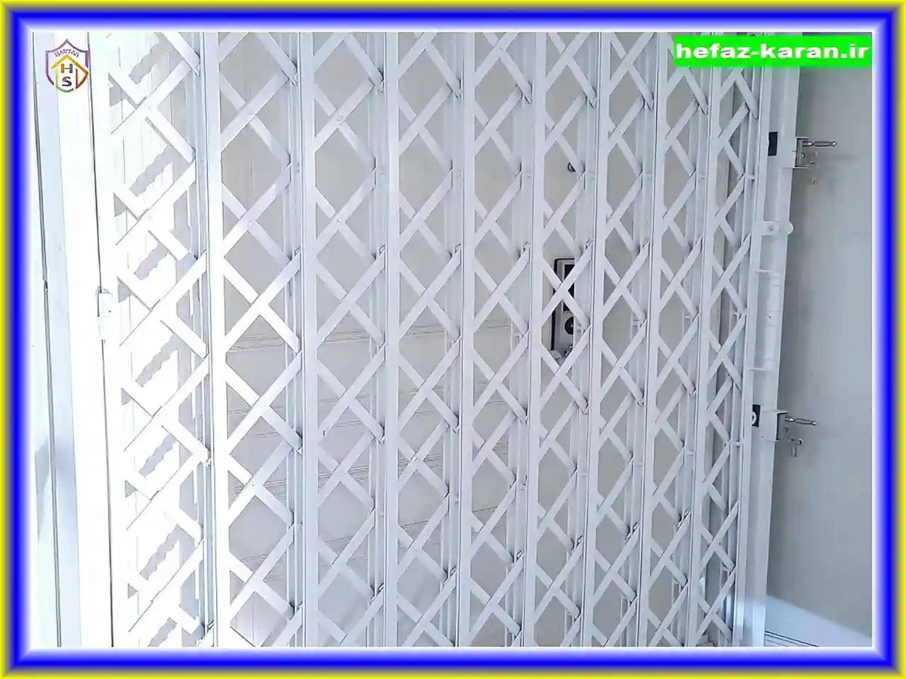 درب آکاردئونی دوجداره