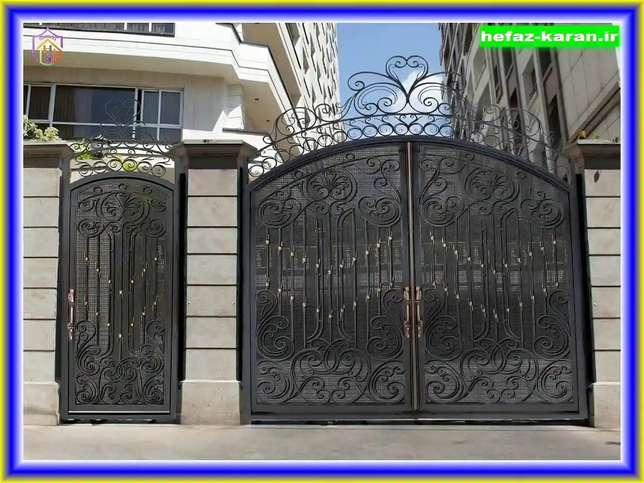درب فلزی ویلا باغ درب فلزی ویلا باغ