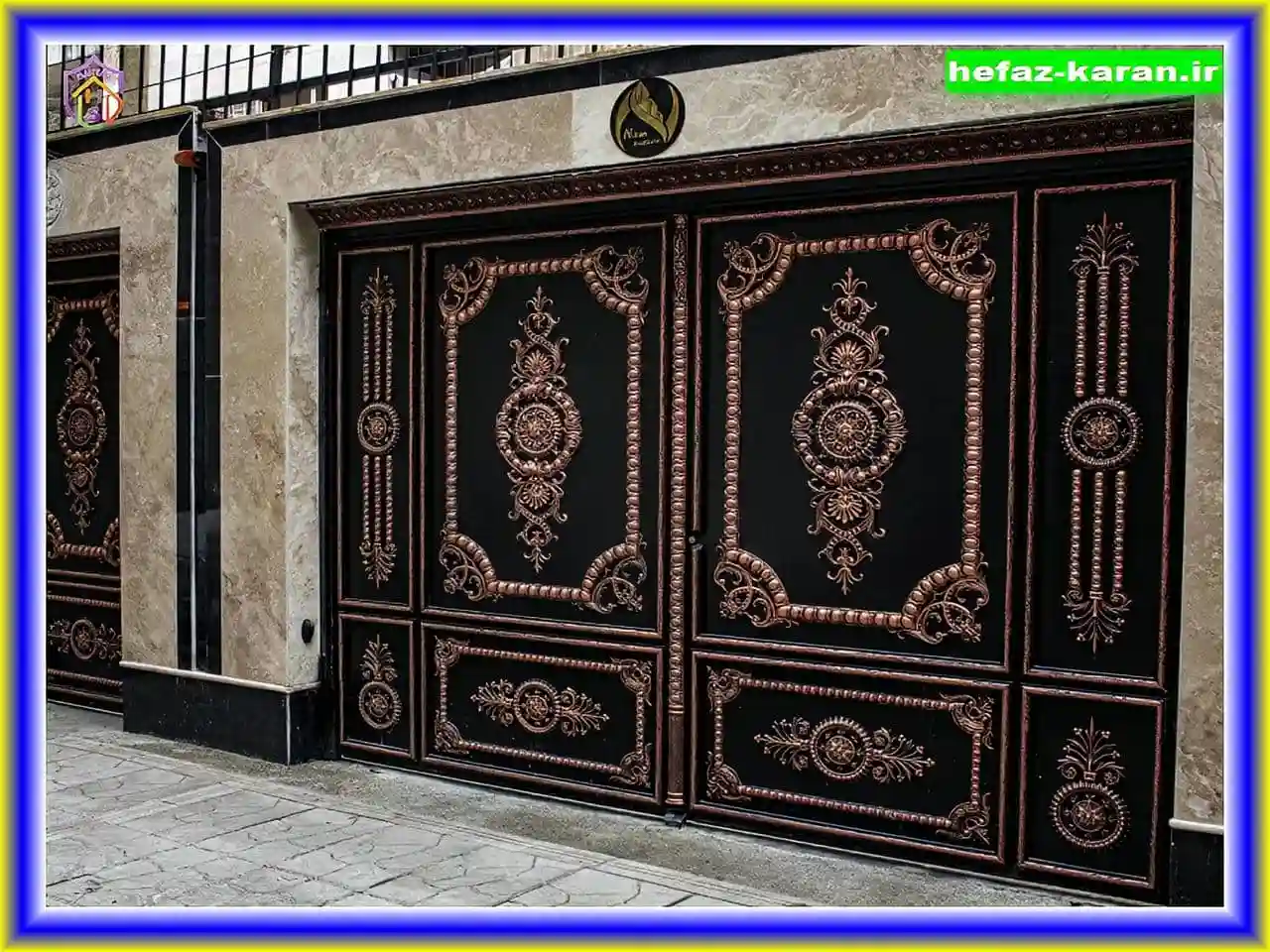 درب ورودی ساختمان آهنی درب ورودی ساختمان آهنی