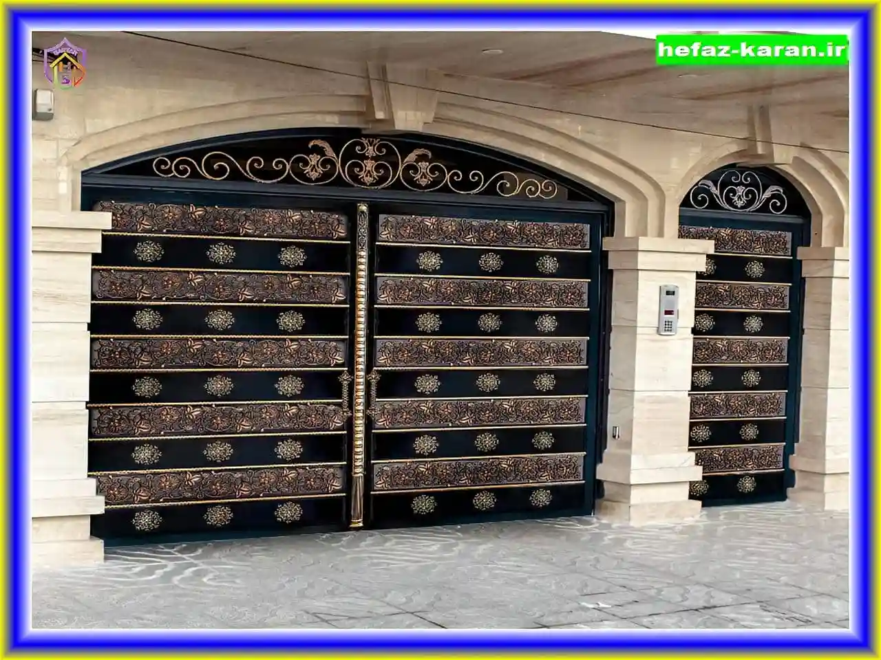 درب حیاط ساده و ارزان درب حیاط ساده و ارزان