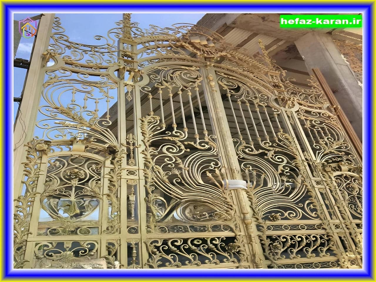 درب ورودی حیاط ساختمان درب ورودی حیاط ساختمان