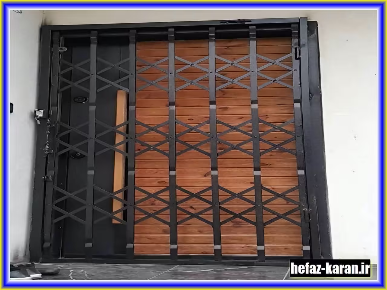 خرید درب آکاردئونی فلزی