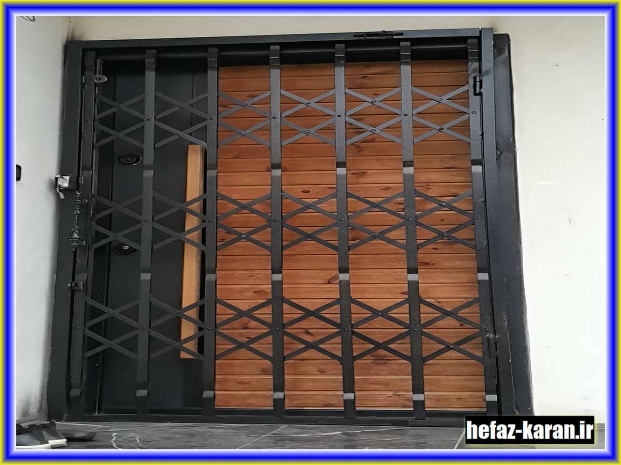 خرید درب آکاردئونی فلزی