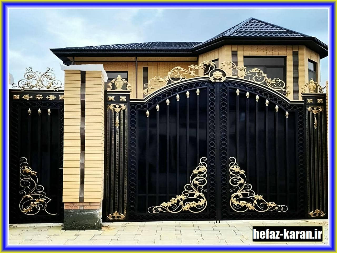 بهترین مکان ها برای خرید درب فرفورژه ویلایی