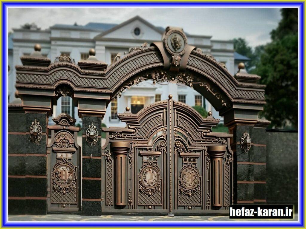 تفاوت درب فرفورژه ورودی ماشین رو و نفررو تفاوت درب فرفورژه ورودی ماشین رو و نفررو