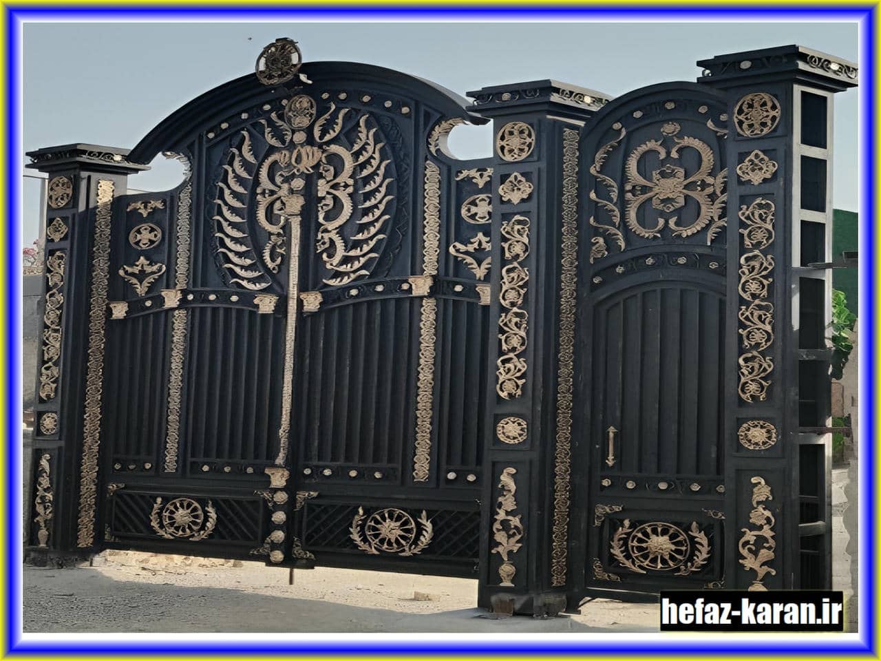 نکات مهم در زمان خرید درب آهنی فرفورژه برای حیاط