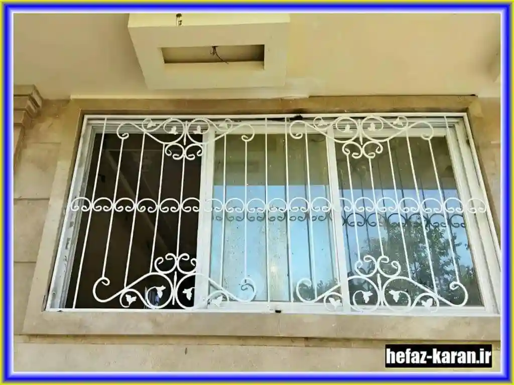 حفاظ پنجره فلزی فرفورژه حفاظ پنجره فلزی فرفورژه