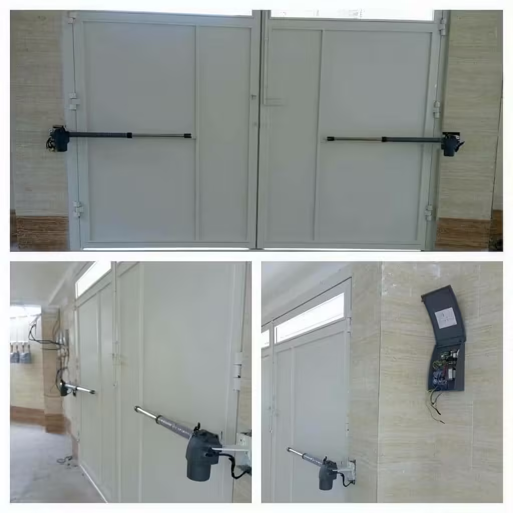 جک درب پارکینگ بازویی 707 جک درب پارکینگ با باتری بکآپ و سیستم ایمنی