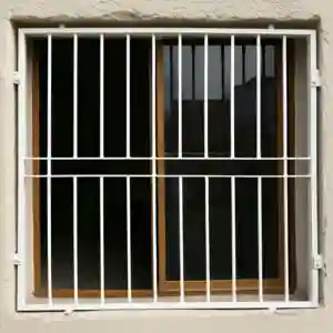 حفاظ پنجره دوجداره مدل ساده میله افقی