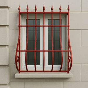 حفاظ پنجره مدل نیزه ای قوس دار