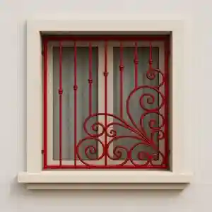 حفاظ پنجره مدل گل پیچ