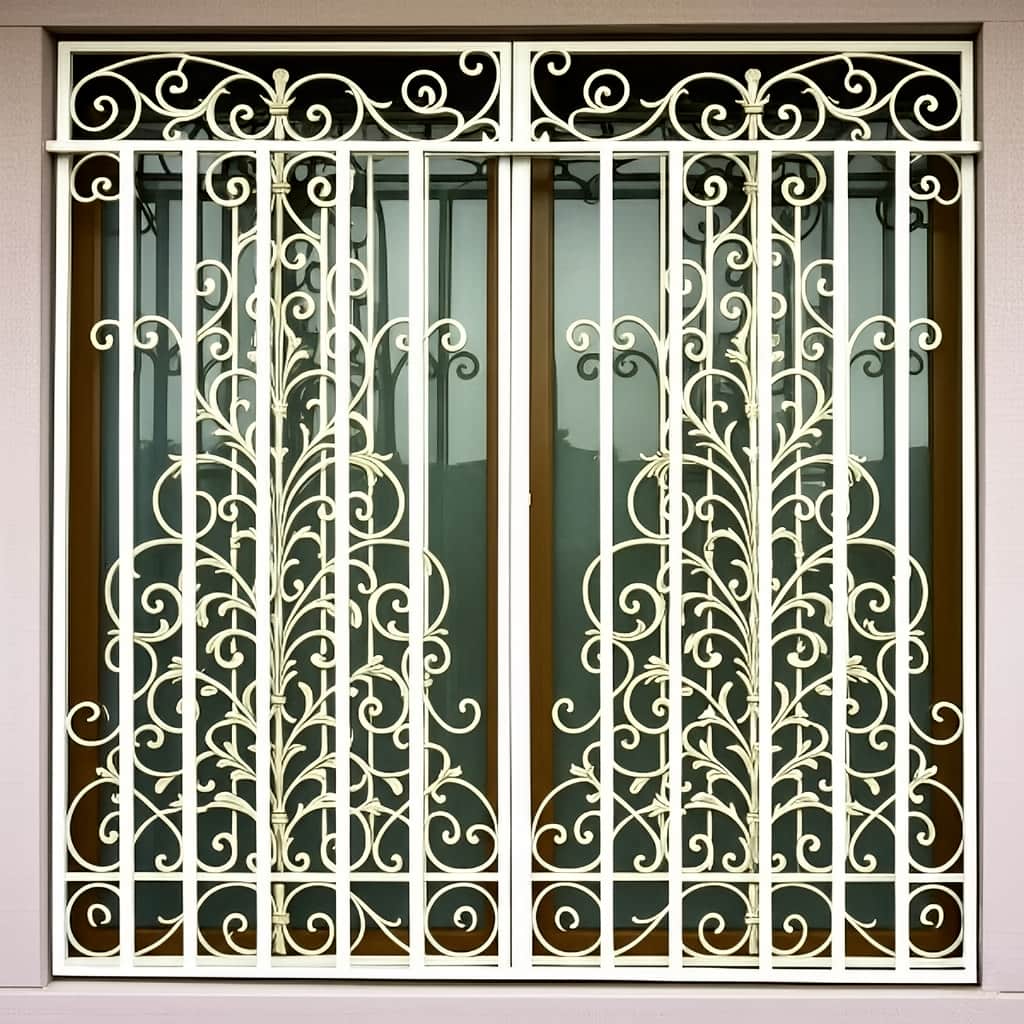 حفاظ پنجره مدل اشرافی زرین