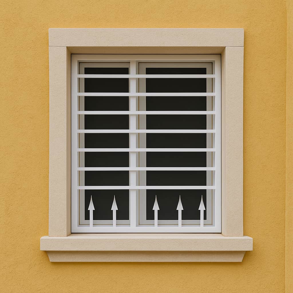 حفاظ پنجره با سرنیزه فلزی