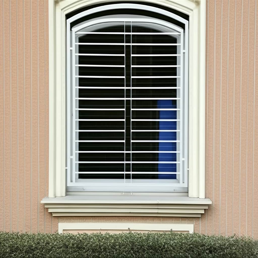 خرید حفاظ پنجره مدل ساده قوس دار