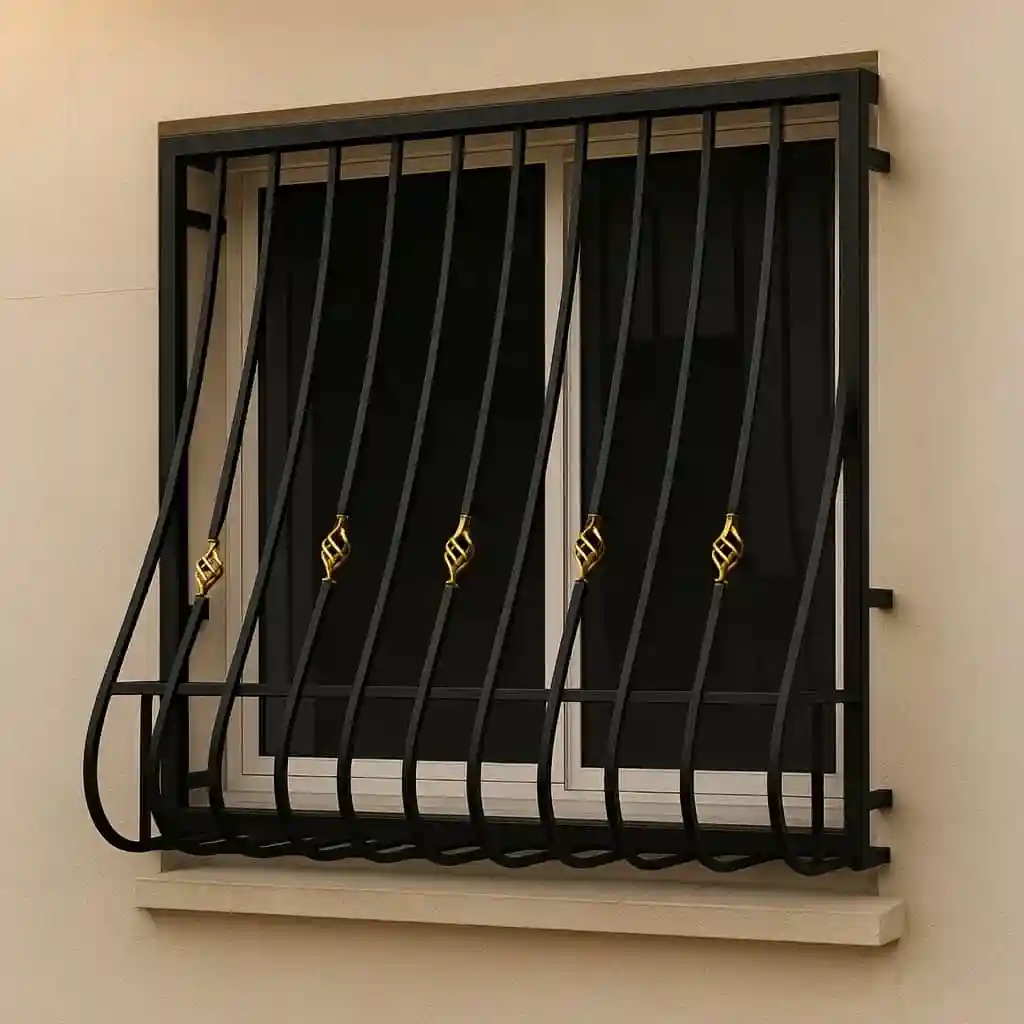 نصب حفاظ پنجره سبدی ارکیده