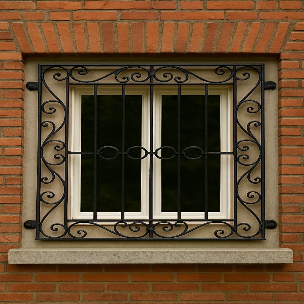 نصب حفاظ پنجره مدل پیچک بهاری