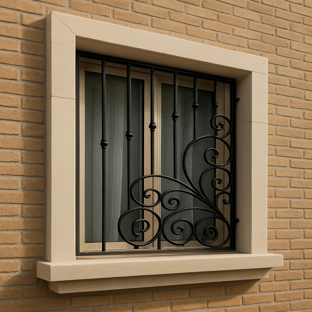 نصب حفاظ پنجره دکوراتیو