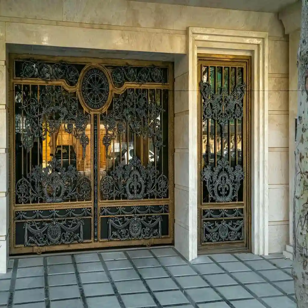 خرید درب فلزی لوکس چوبی