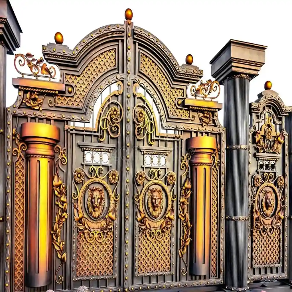 نصب درب حیاط لاکچری مدرن