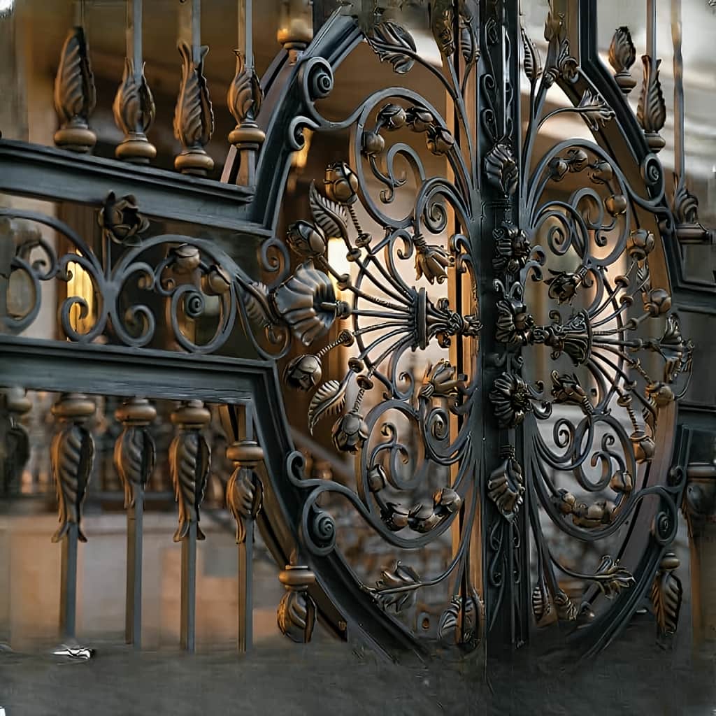 قیمت درب ویلایی فرفورژه مناسب ورودی ساختمان