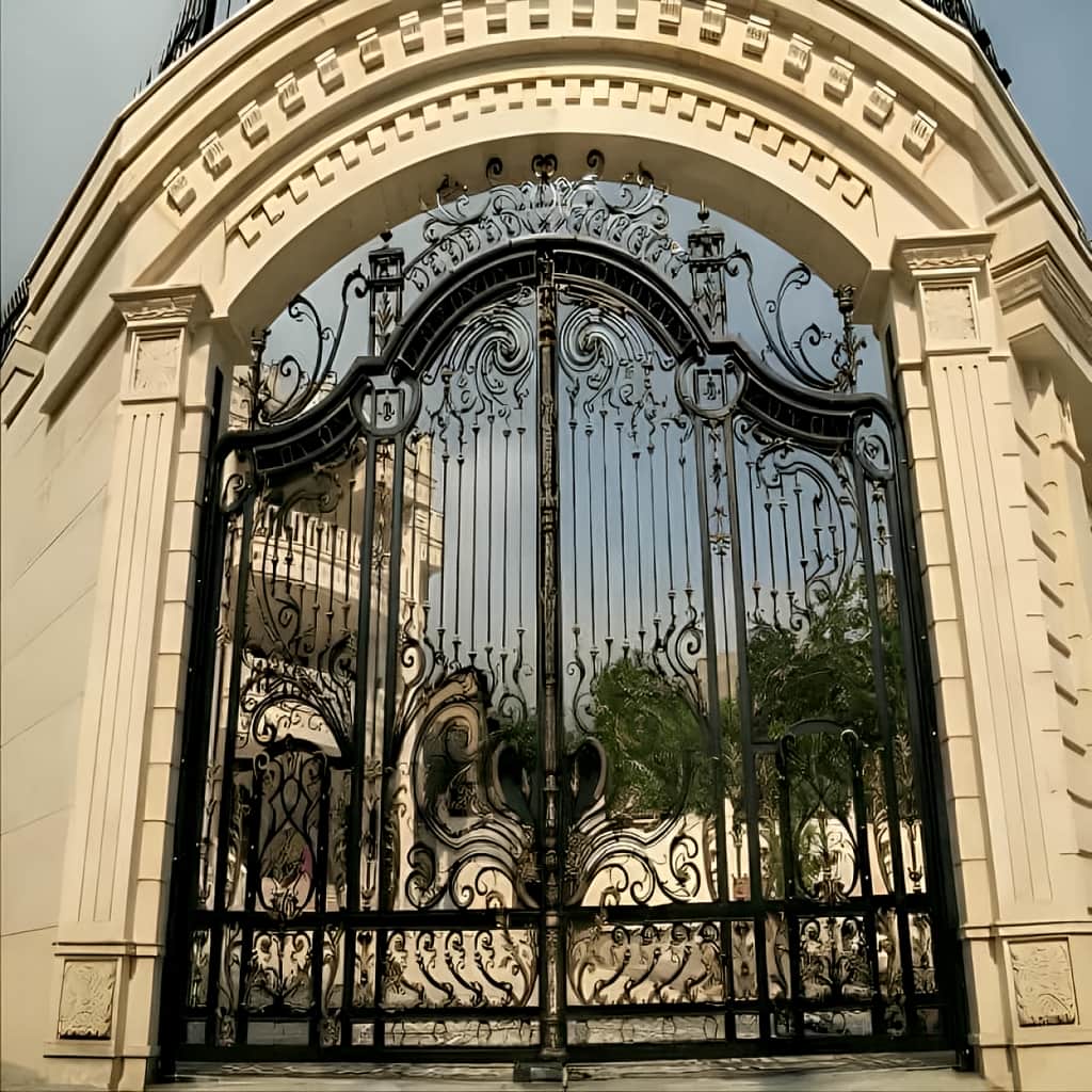 خرید درب فرفورژه فلزی لوکس مدرن