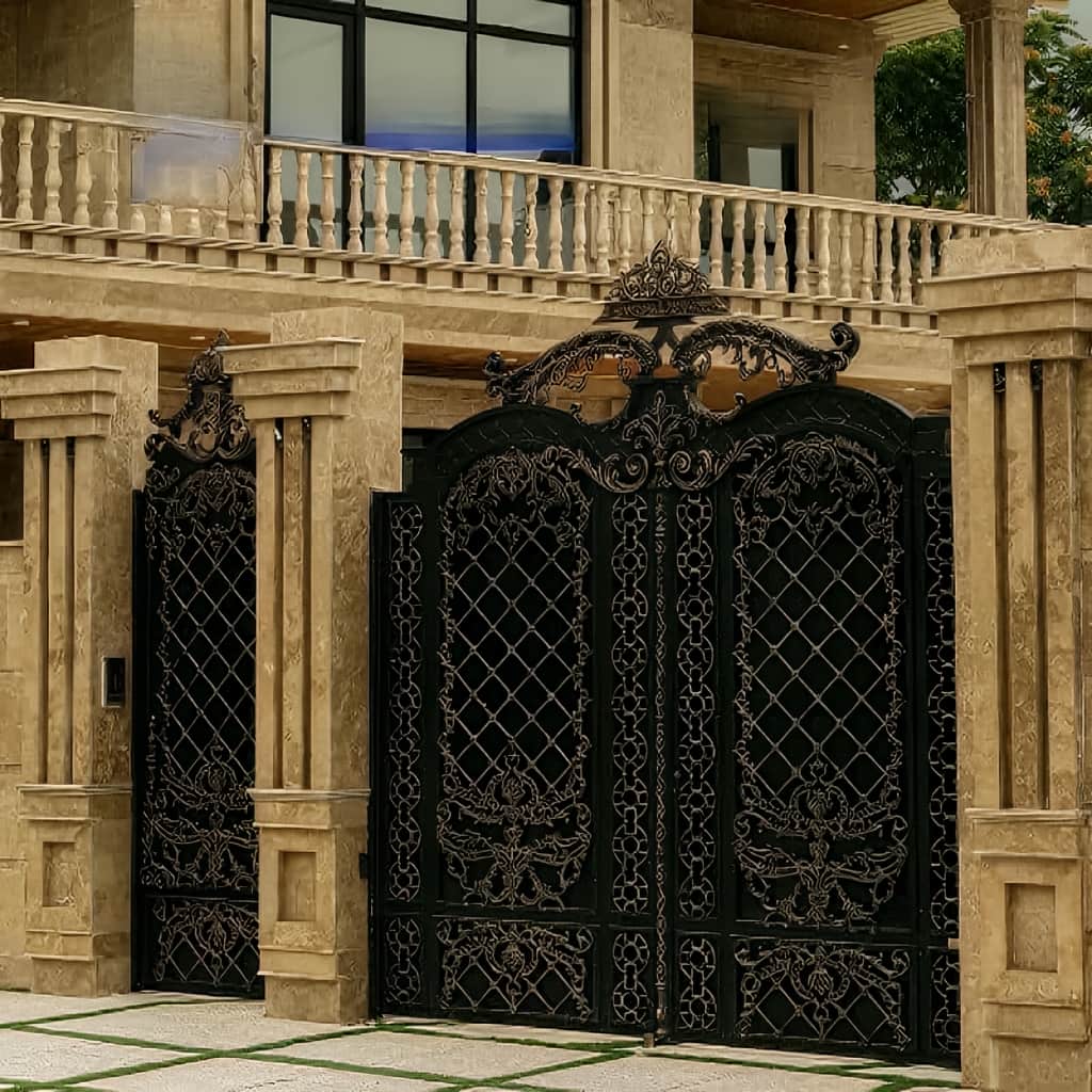 کارخانه طراحی درب توسکا فرفورژه