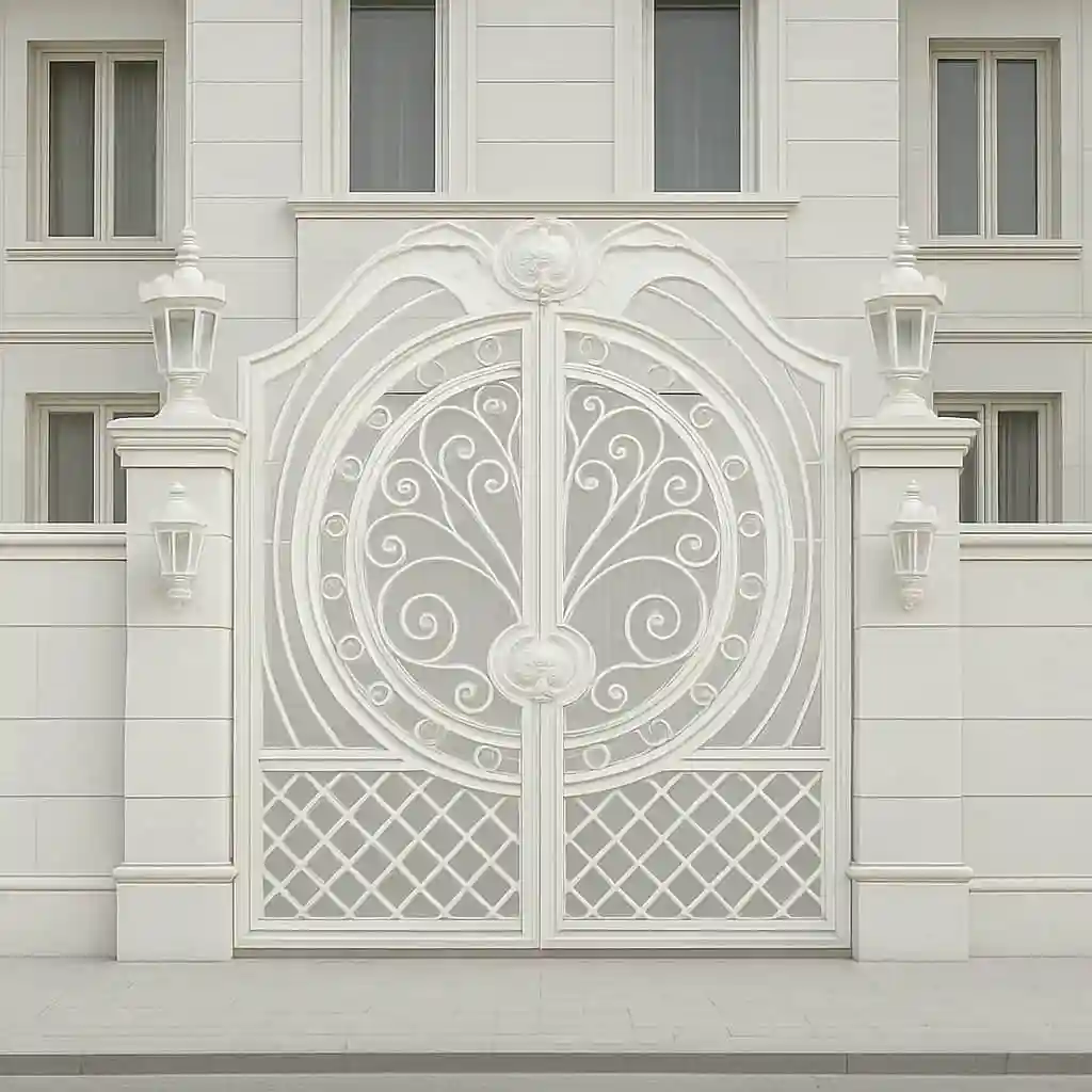 خرید درب دایره مصور ویلایی