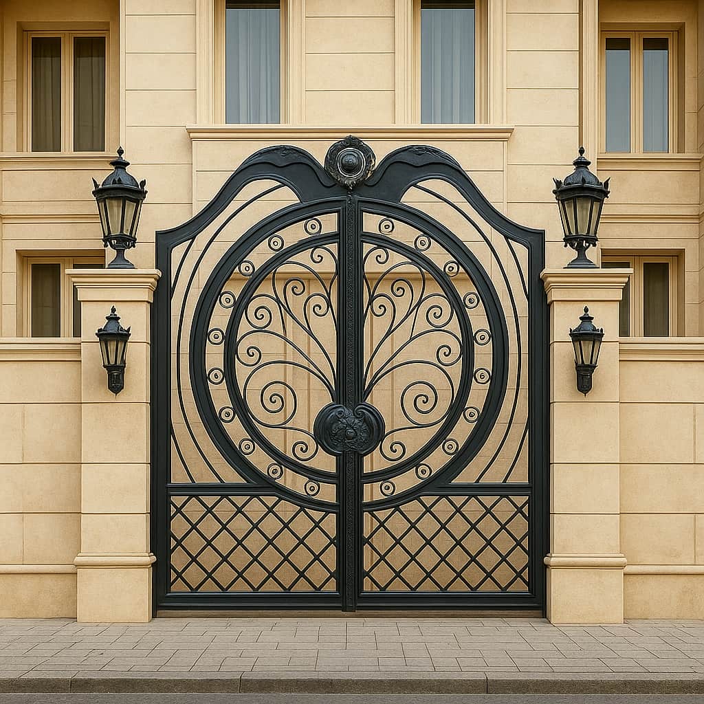 نصب درب دایره مصور سفارشی