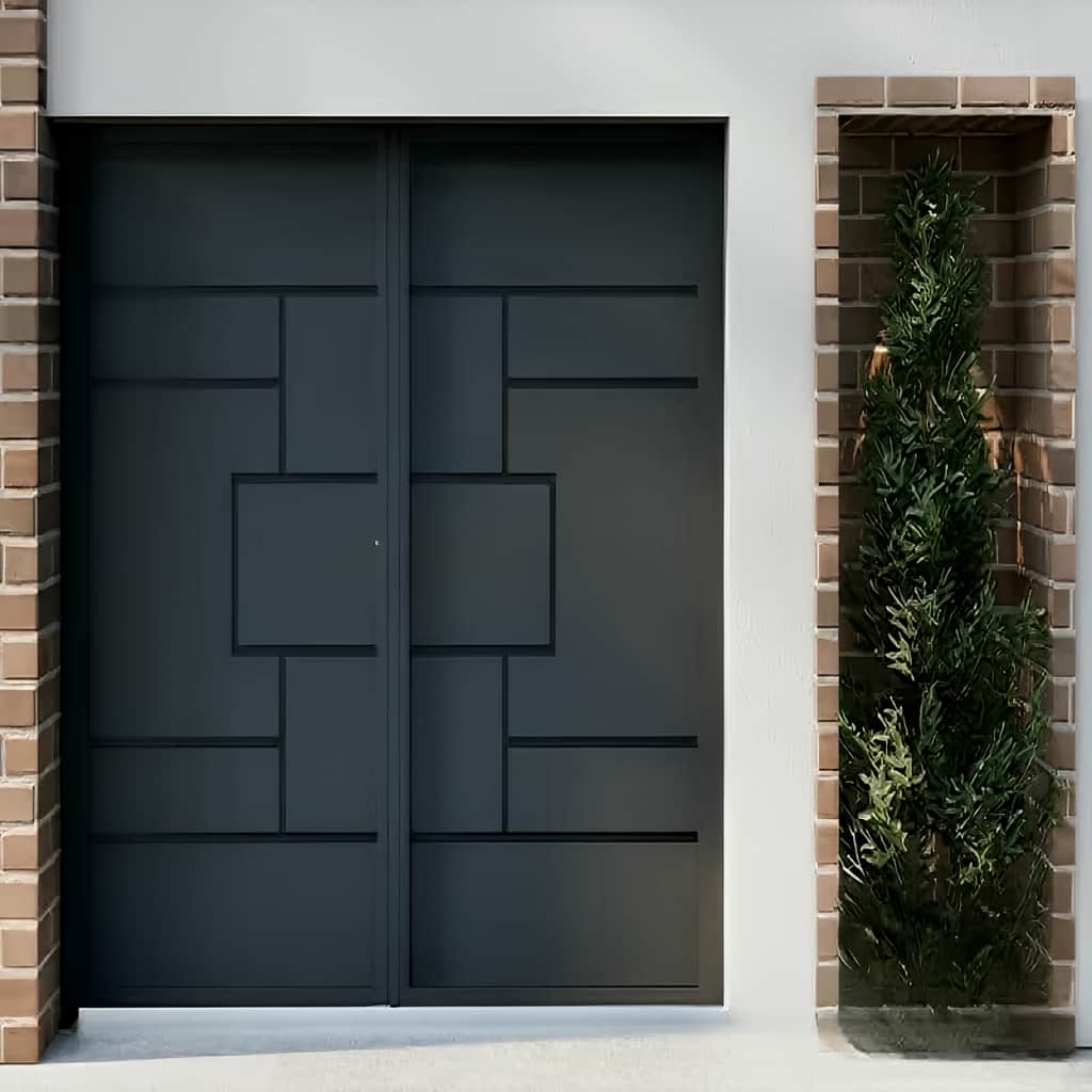 فروش درب مدرن دیلایت مستطیل دو لنگه