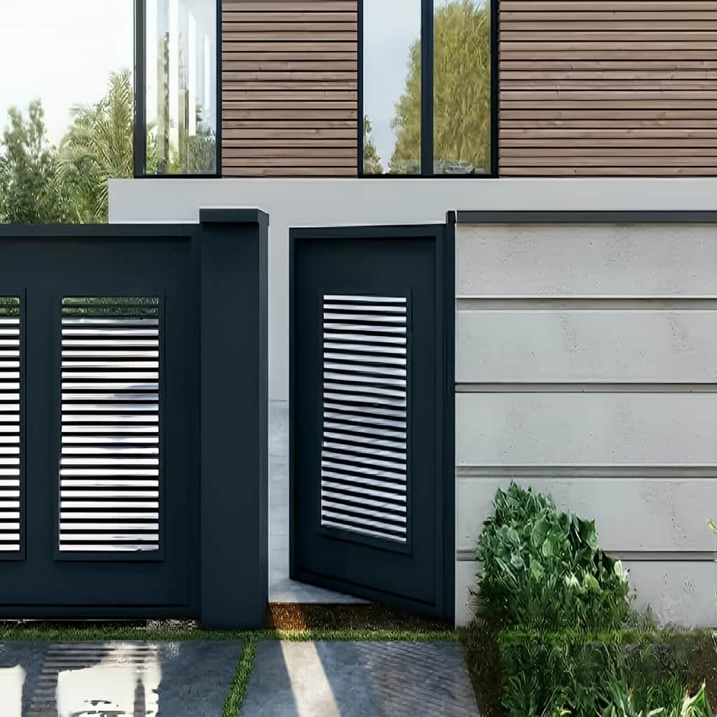 نصب درب مدرن لیلاک ویلا