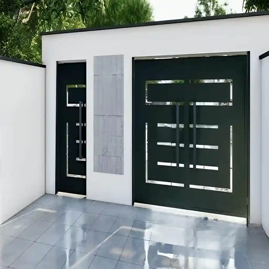 کارخانه طراحی درب مدرن یونیک فلزی