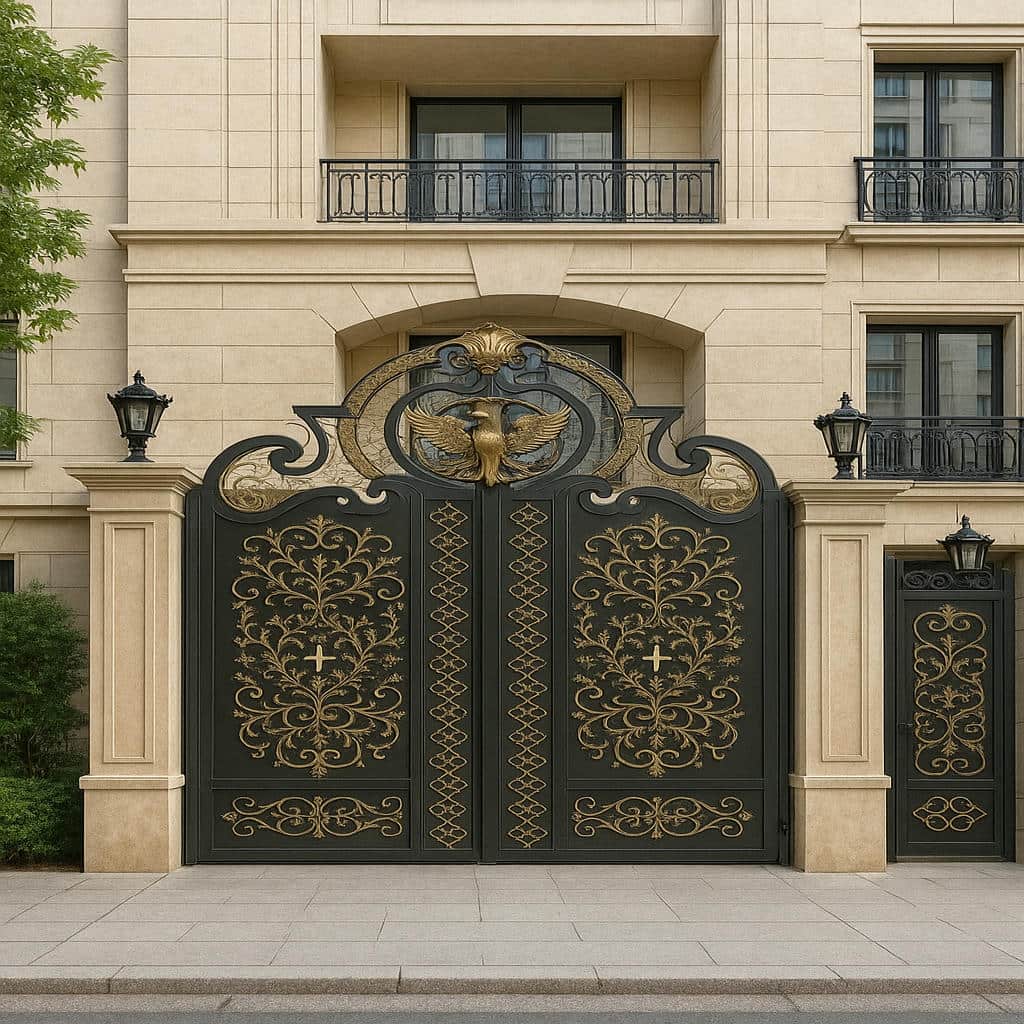 کارخانه طراحی درب مدل میخک فلزی