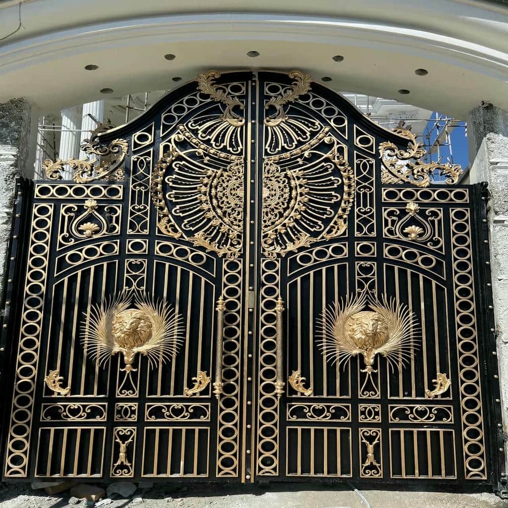 قیمت درب فرفورژه فلزی کلاسیک شیک