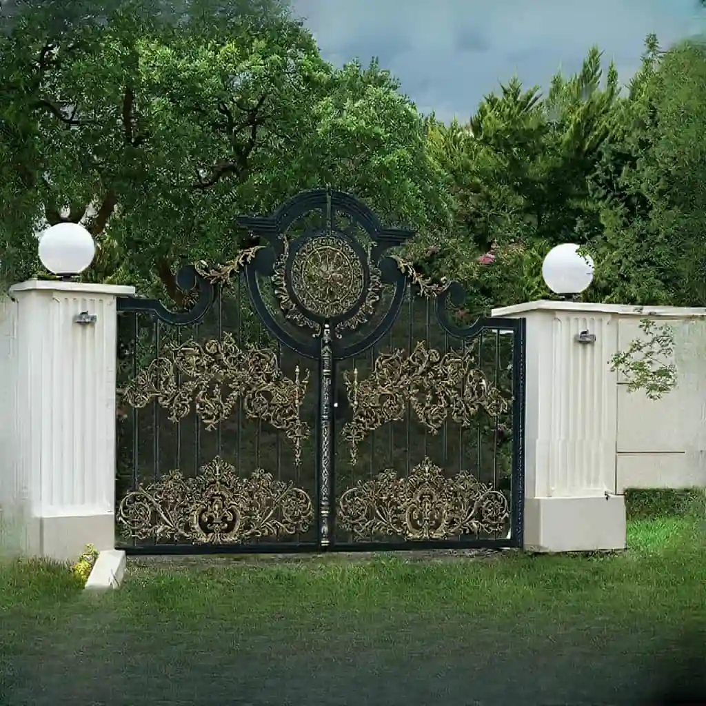 خرید درب ارتفاع کوتاه ویلایی فرفورژه