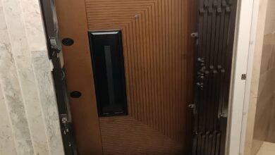 درب آکاردئونی منزل در بابل