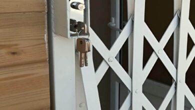 درب آکاردئونی منزل در شهریار
