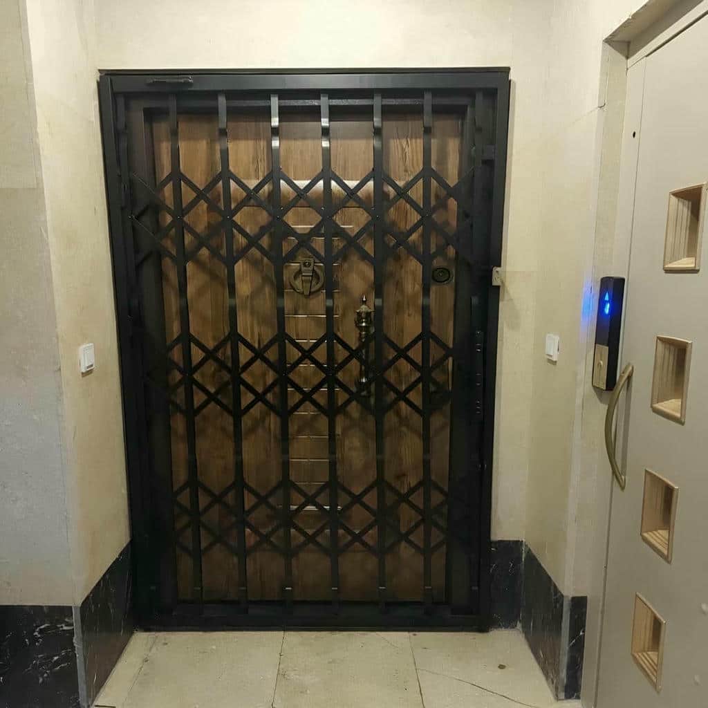 فروش درب آکاردئونی منزل رنگ مقاوم در ملارد