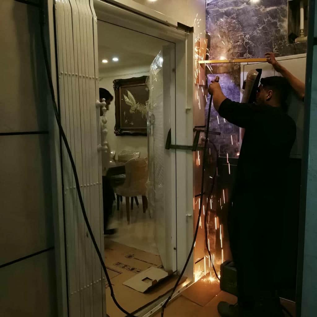 فروش درب آکاردئونی منزل حرکت روان در مهرشهر کرج