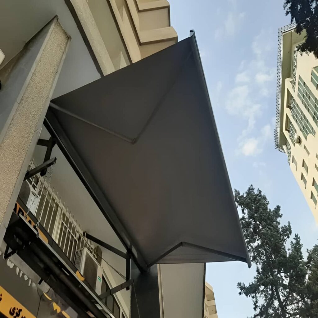 نصب سایبان برقی کنترلی پروفیل دقیق در گنبدکاووس