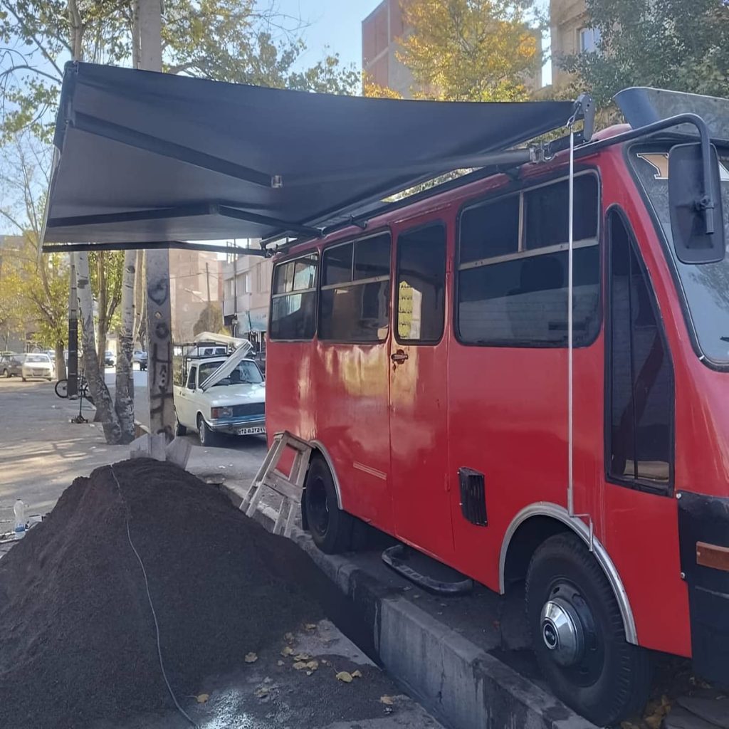 سایبان برقی کنترلی در ایرانشهر