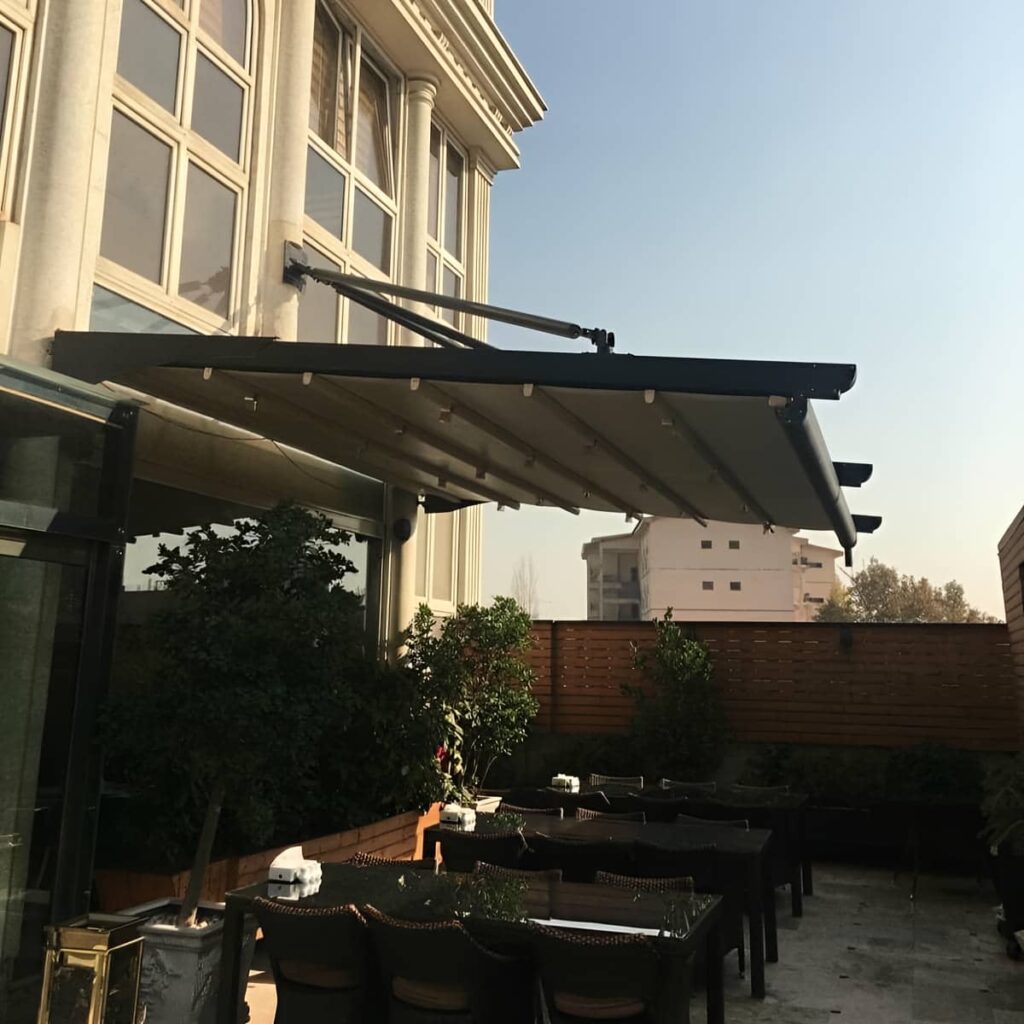 سایبان برقی کنترلی در محمدشهر