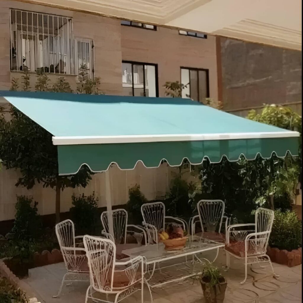 خرید سایبان برقی کنترلی بازویی در رفسنجان