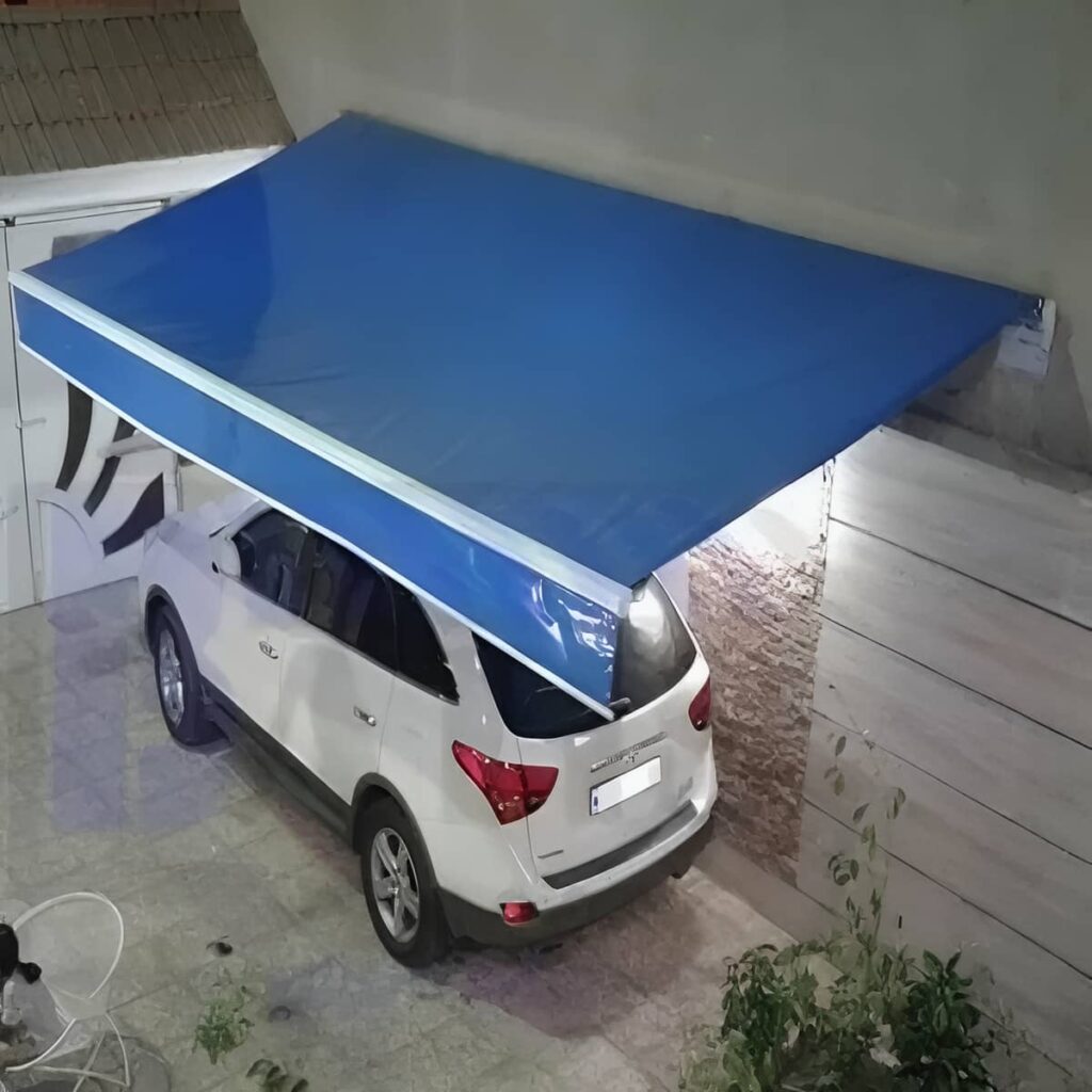 خرید سایبان برقی کنترلی اجرای دقیق در بندر چابهار