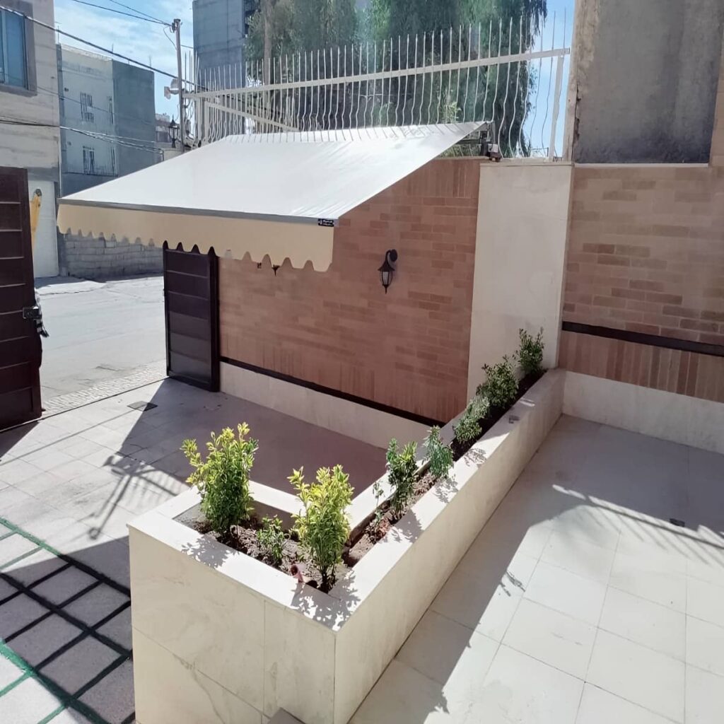 قیمت سایبان برقی کنترلی پارچه مقاوم در یاسوج