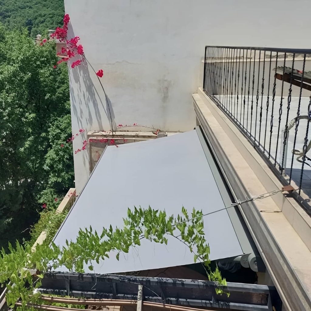 سایبان برقی کنترلی در رشت
