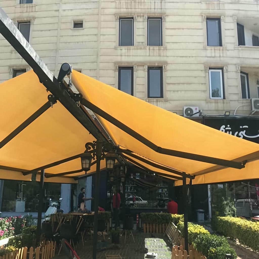 قیمت سایبان برقی کنترلی ضدزنگ در گنبدکاووس