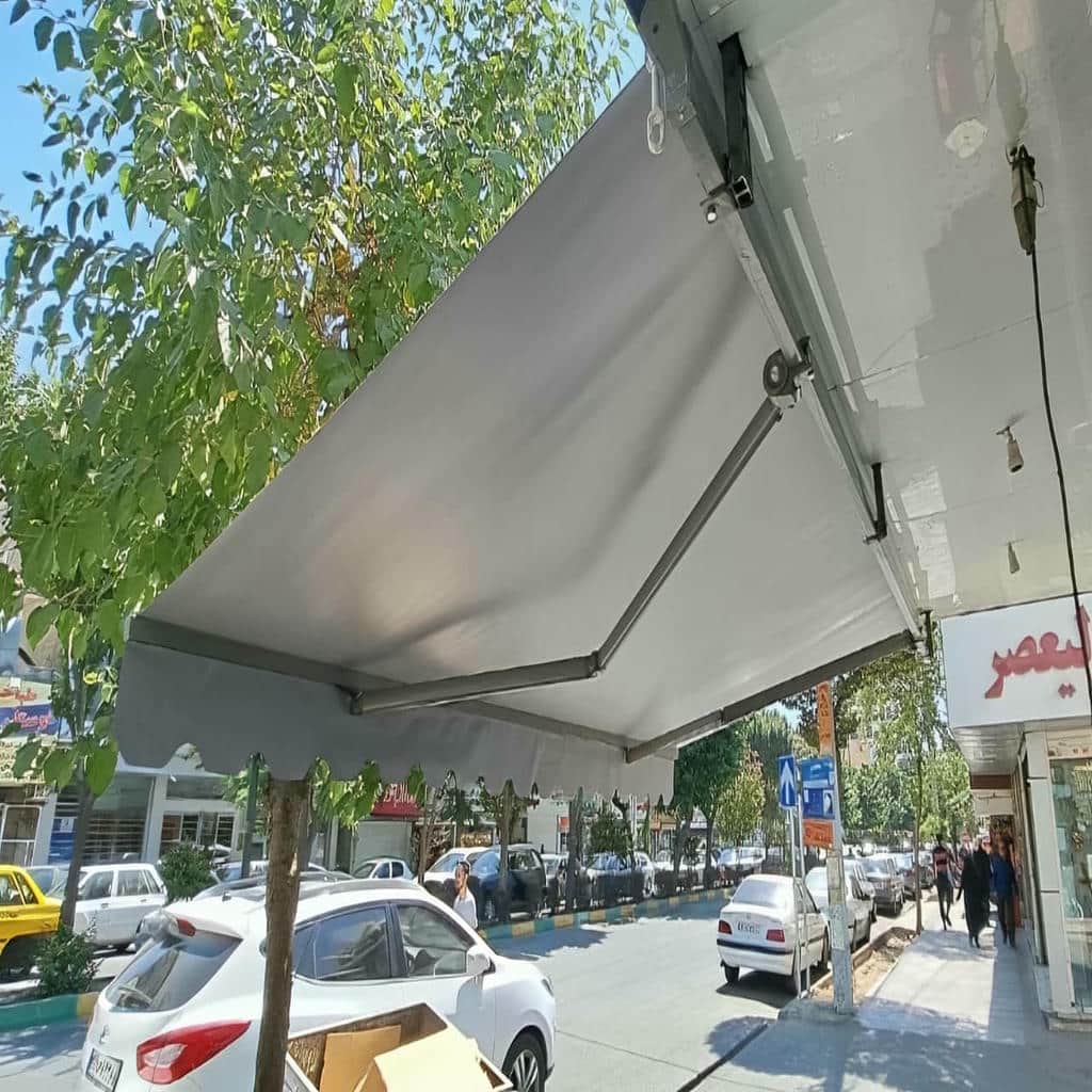 نصب سایبان برقی کنترلی اتوماتیک در لواسان