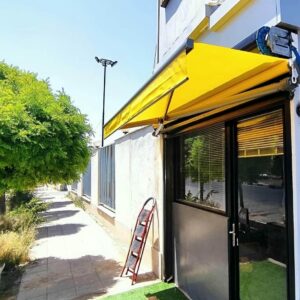 سایبان برقی کنترلی در بندر لنگه