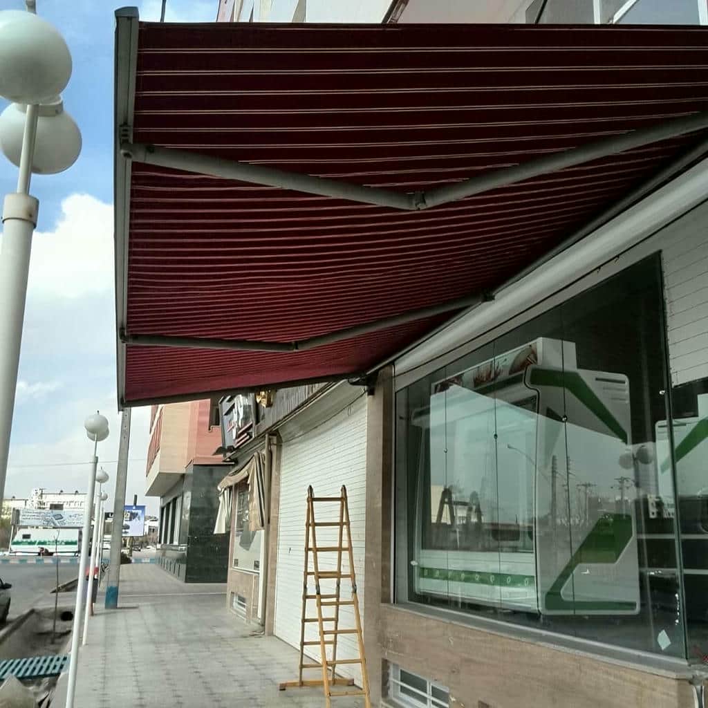 قیمت سایبان برقی کنترلی پارچه مقاوم در مریوان
